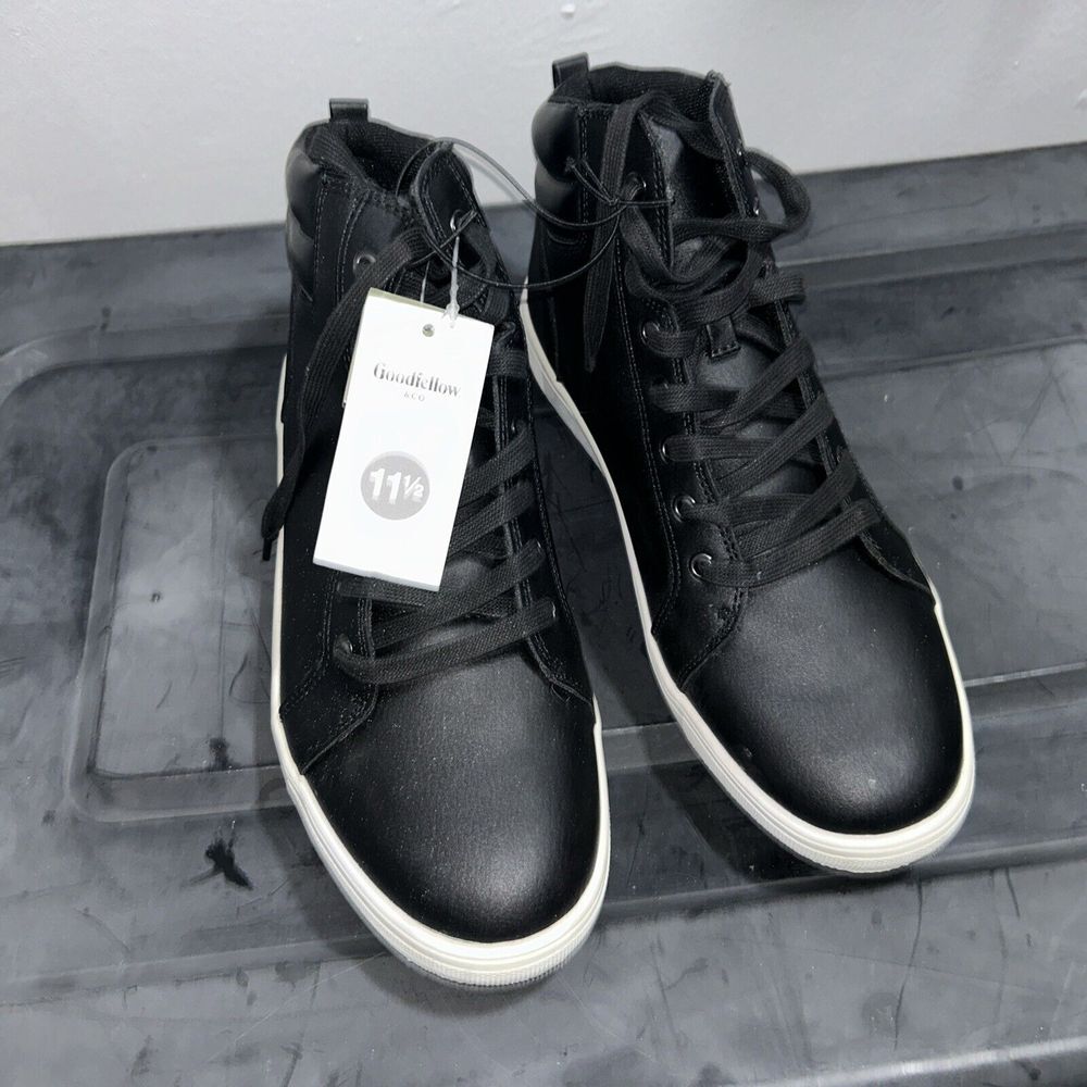 G.H. Bass & Co. Men's Bareboat-Mesh Sneakers Low-Top Shoes Black